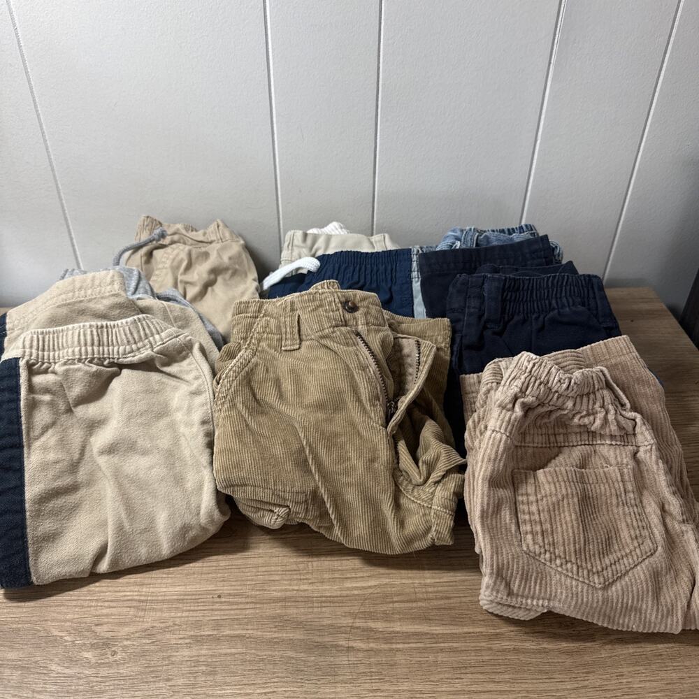 VTG 12 Month Y2K Boys Jeans And Pants Lot Of 10 B2
